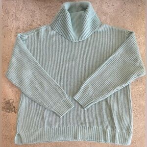 CANDANCE CAMERON BURE High Neck Knitted Turtleneck Sweater